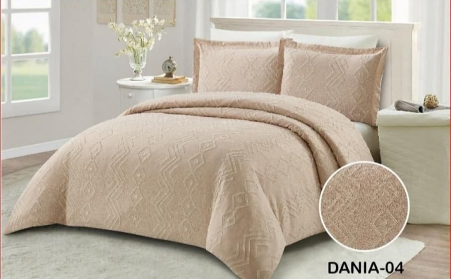 طقم مفرش صيفي نفرين 6 قطع حشوة ثابتة DANIA-01