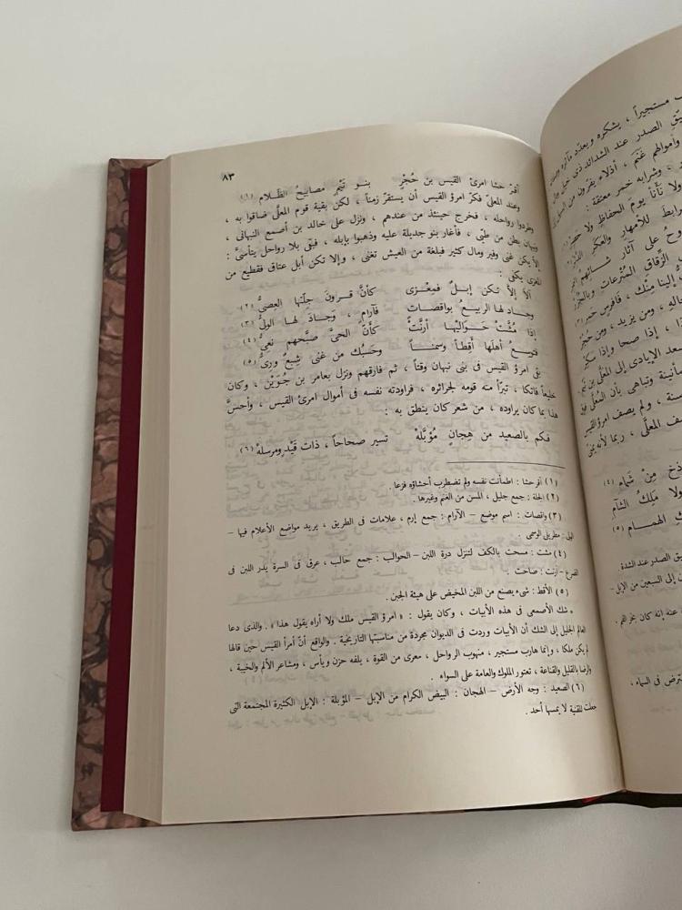 امرؤ القيس حياته وشعره - دار المعارف / تجليد كعب