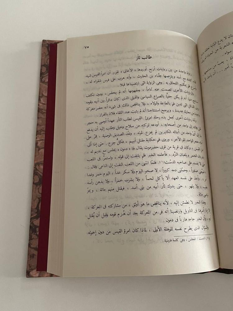 امرؤ القيس حياته وشعره - دار المعارف / تجليد كعب