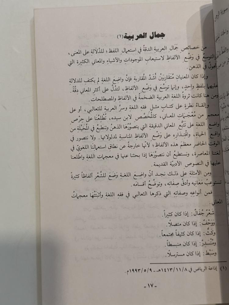 مقالات وآراء في اللغة العربية