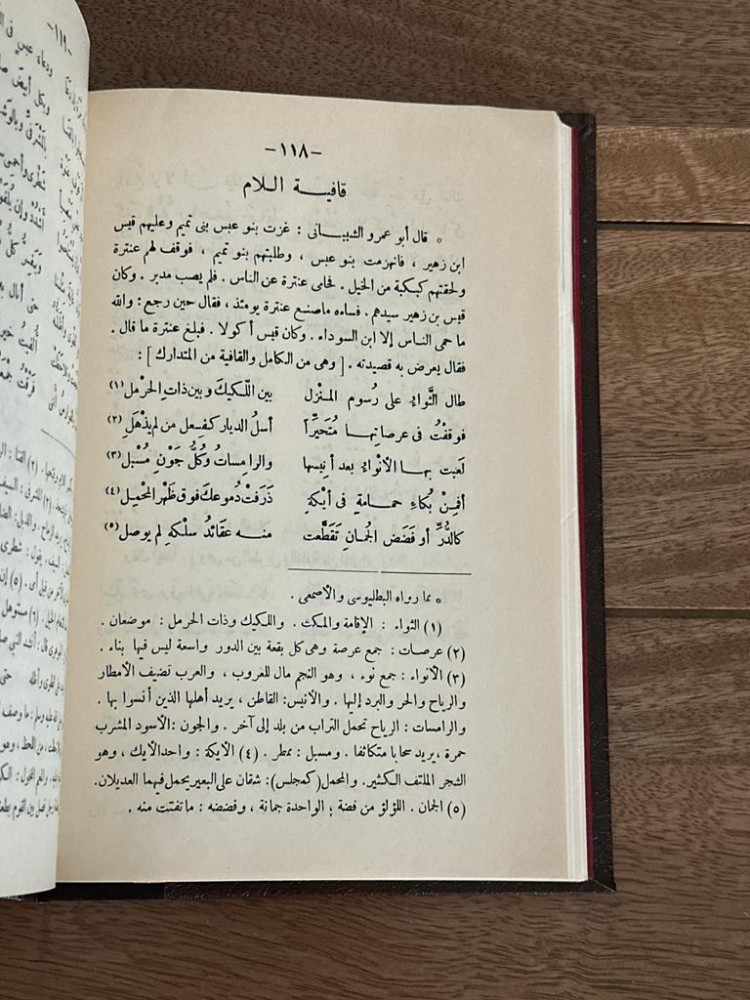 شرح ديوان عنترة
