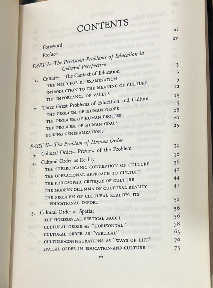 Cultural Foundations of Education