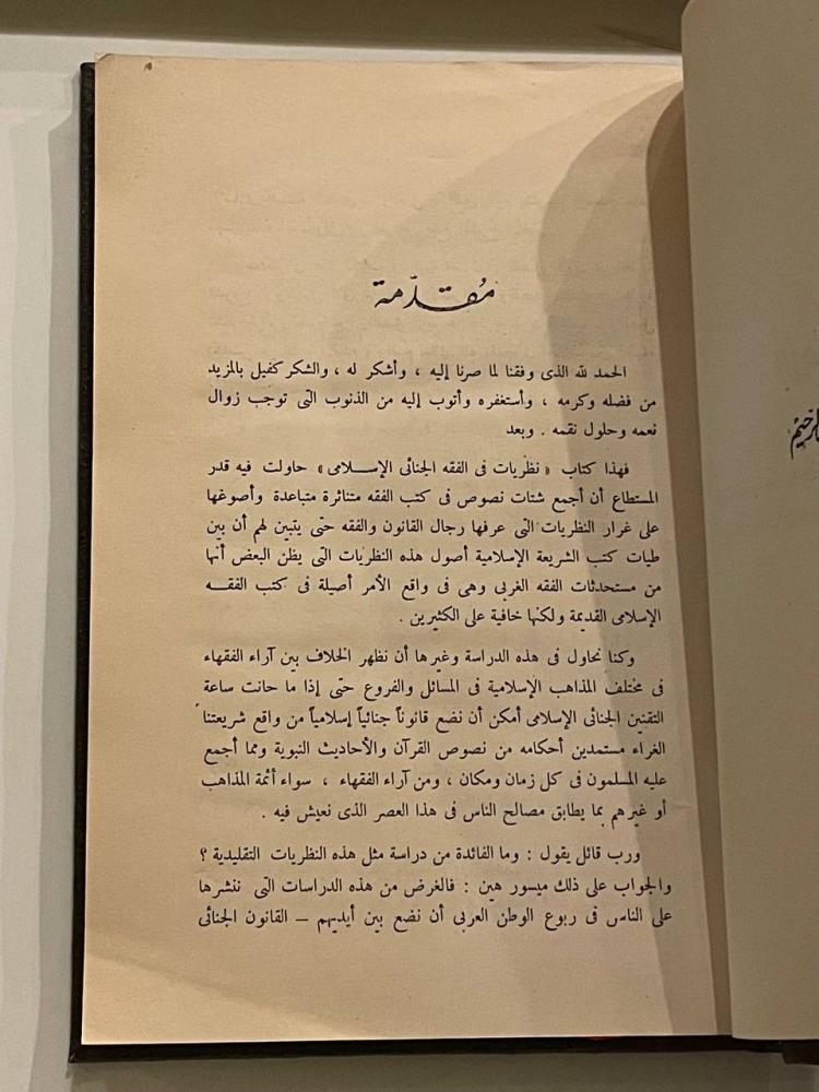 نظريات في الفقه الجنائي الإسلامي .. دراسة فقهية مقارنة