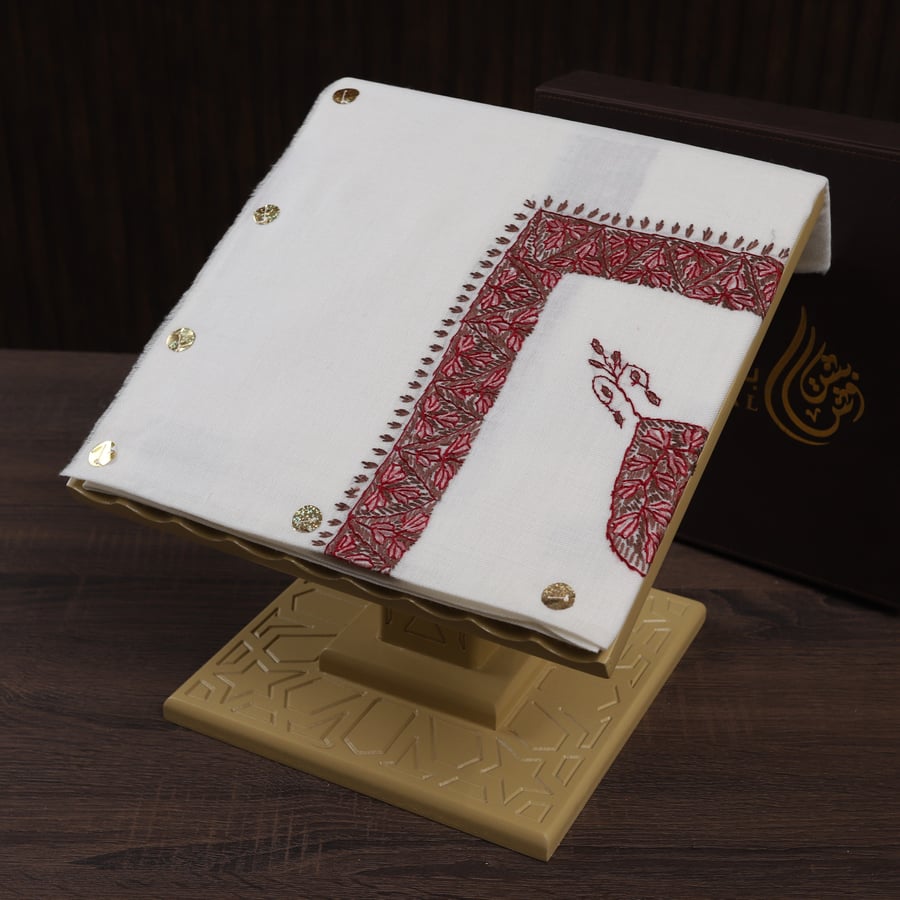 شال كشميري صوف نص ترمه شغل يدوي