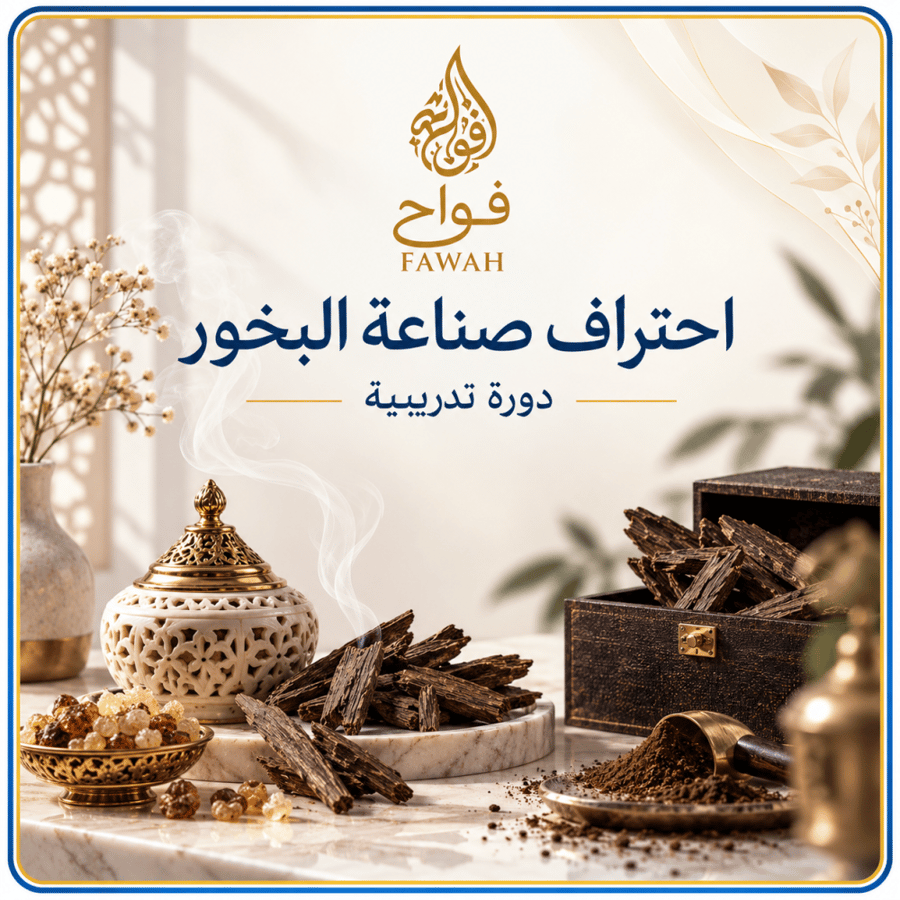دورة احتراف صناعة البخور من أكاديمية فواح