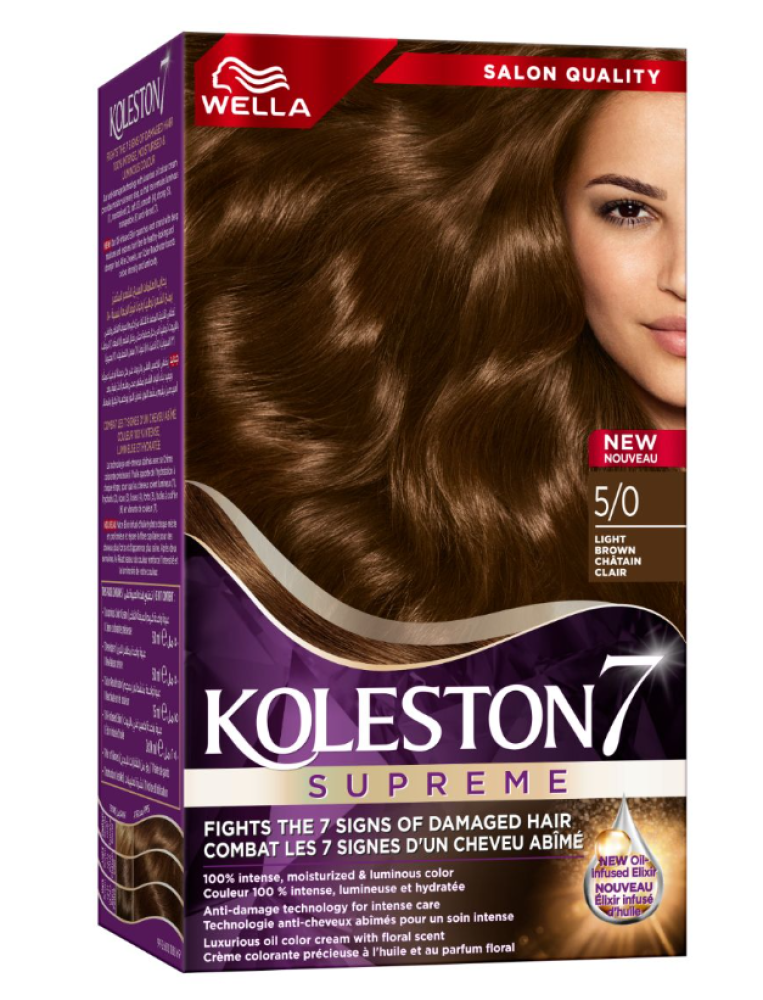 Koleston Natural Hair Color Light Brown 5/0