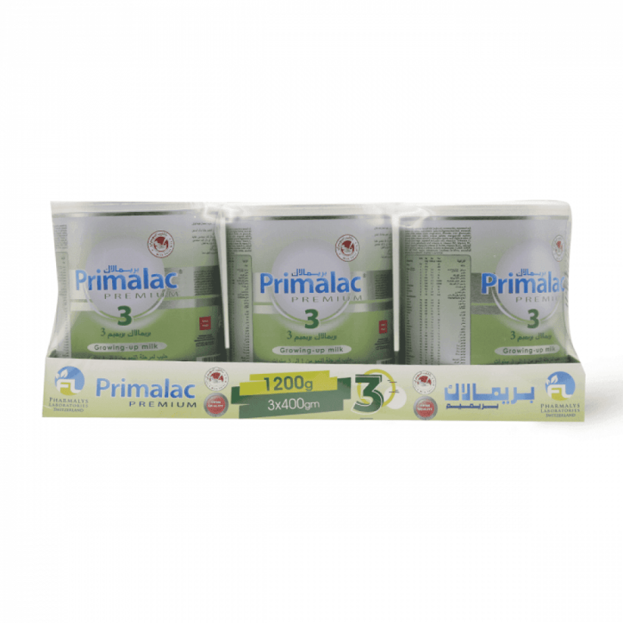 بريمالاك حليب أطفال رقم (3) ثلاثة عبوات (3* 400 جم)