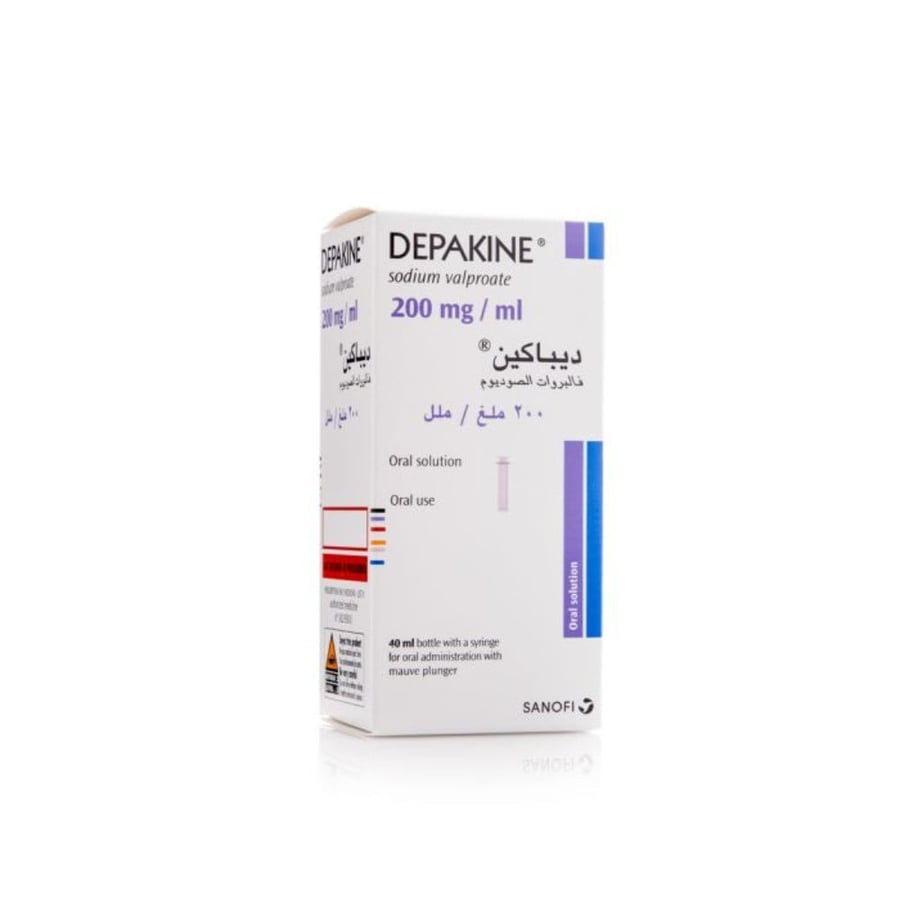 depakine 200 mg/ml oral solution 40 ml