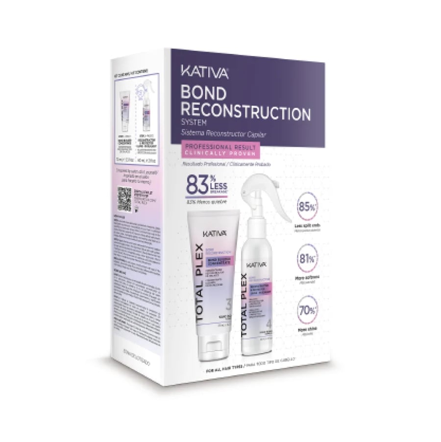 مجموعة توتال بليكس لإعادة إصلاح الشعر من كاتيفا Kativa Total Plex Bond Reconstruction System