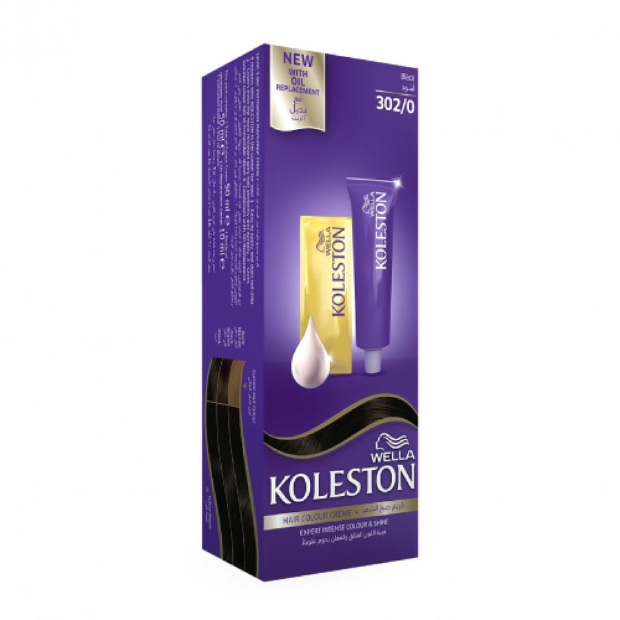 Koleston Intense Hair Color + Developer| Natural Black 302/0