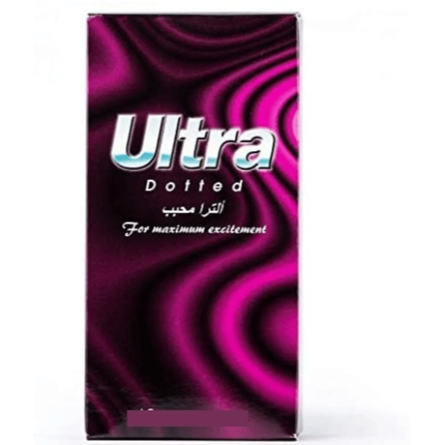 الترا واقيات ذكرية ملونة محبب
