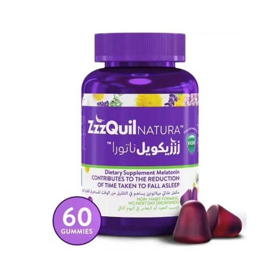 ZZZEQUIL NATURA Dietary Supplement 60 Gummies