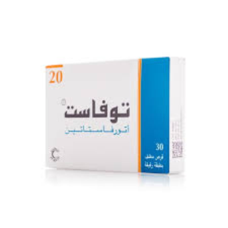 توفاست 20 مجم 30 قرص