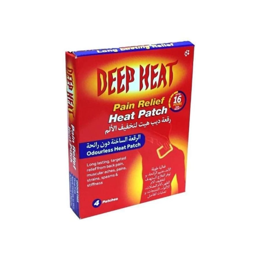 Deep Heat Back Patch   4PC