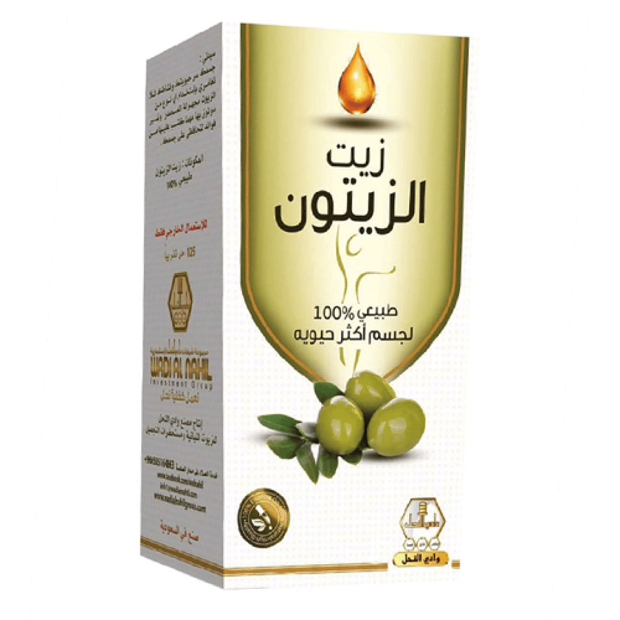 وادي-النحل زيت شعر زيتون 125 مل