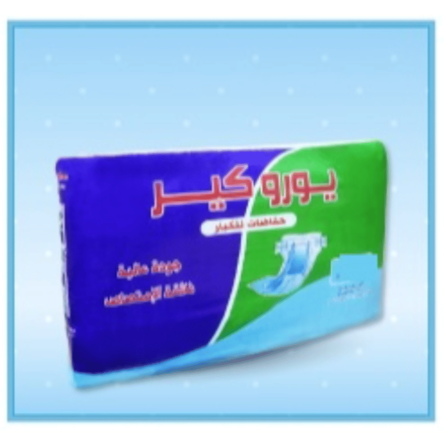 يوروكير حفائض كبار السن – مقاس وسط 12 قطعة