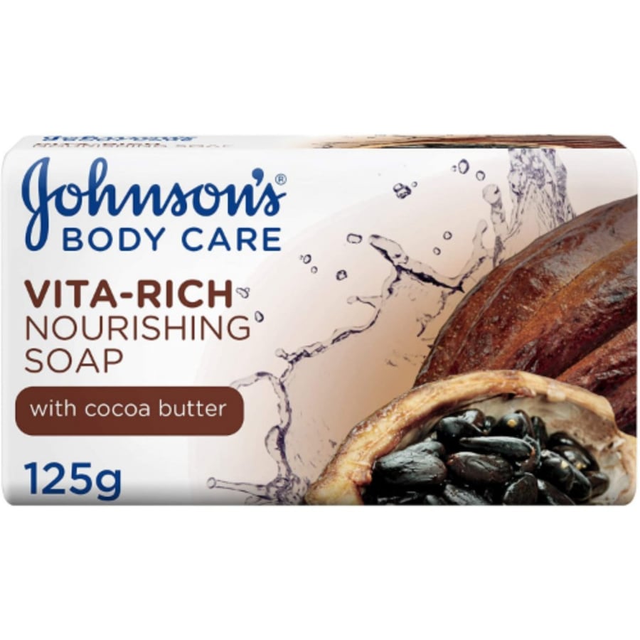 جونسون، صابون للاستحمام، Vita-Rich، تغذية، 125 غ