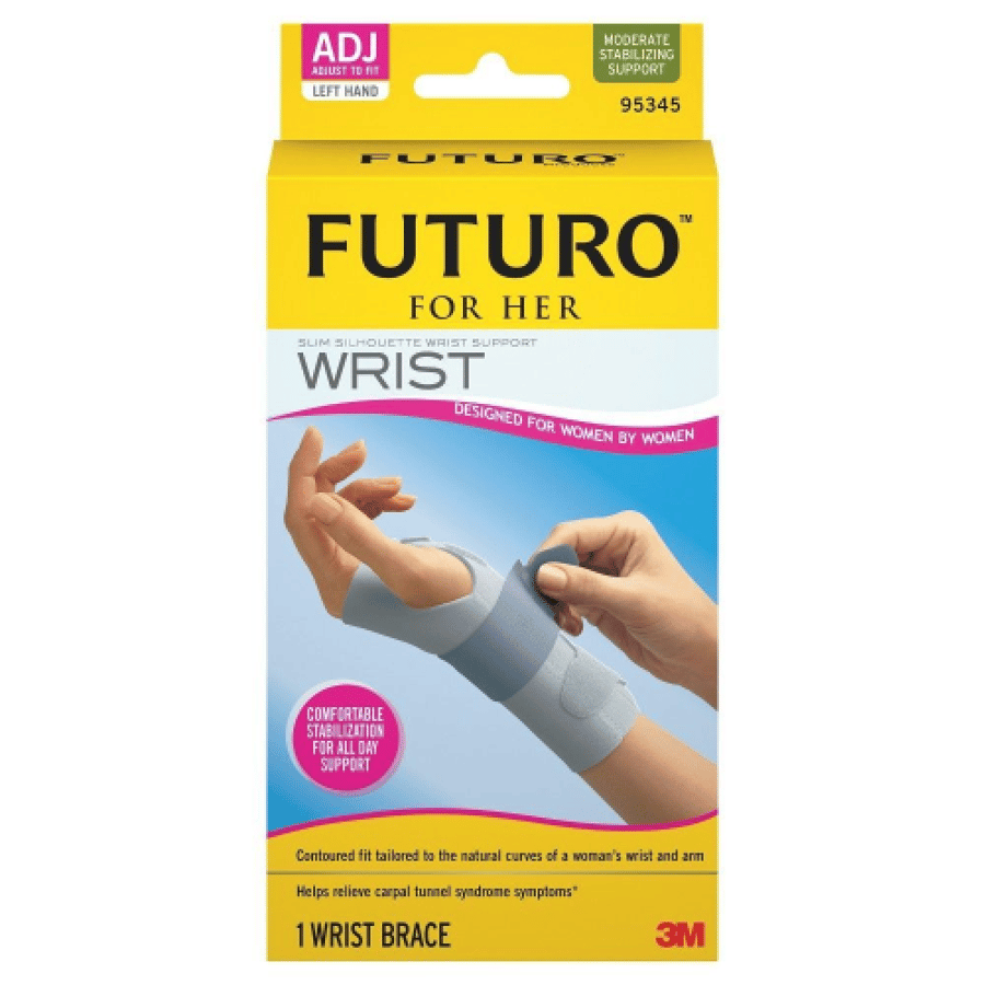 دعم المعصم FUTURO لها ، اليد اليسرى ، قابل للتعديل