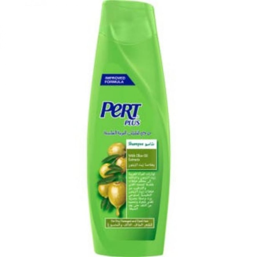 Pert Plus Shampoo With Olive Oil For Dry Damaged And Dyed Hair 400 ml