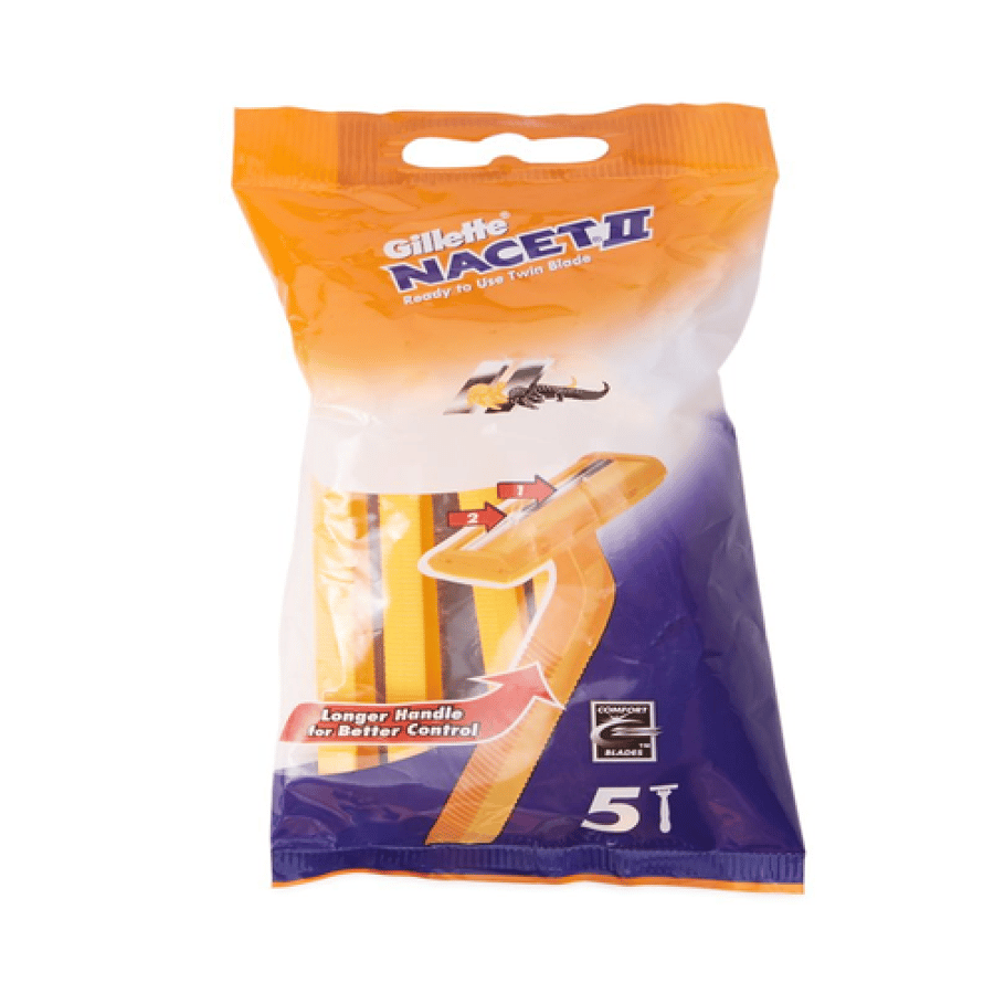 GILLETTE NACET RAZOR | 5 PCS.