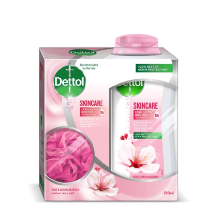 DETTOL | SHOWER GEL SKINCARE ANTISEPTIC KIT | 250 ML.