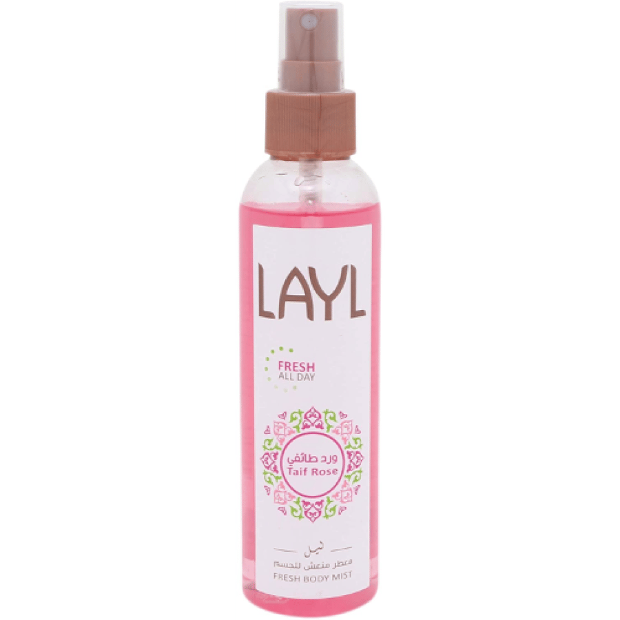 ليل - معطر الجسم -ورد طائقي - 150 مل
