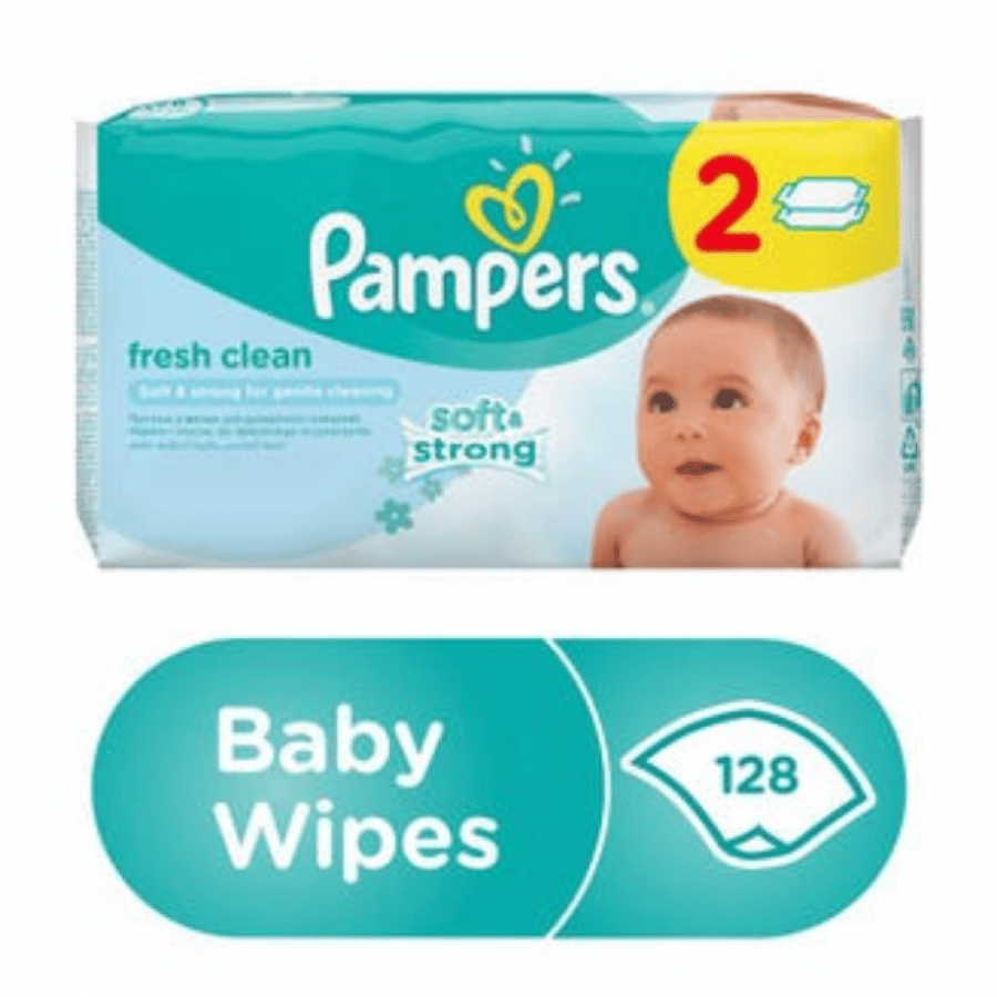 Pampers Fresh Baby Wipes 64 pcs Dual Pack