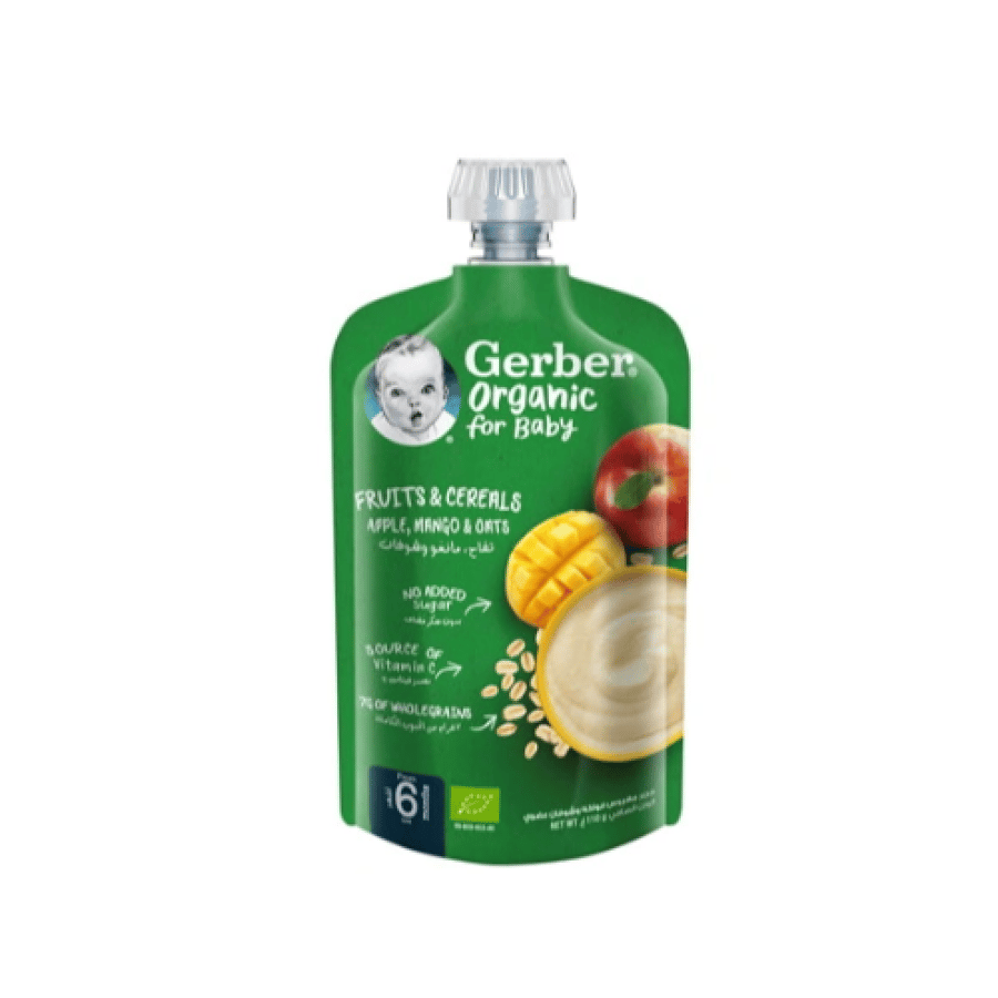 Gerber Organic Apple & Mango 110 gm