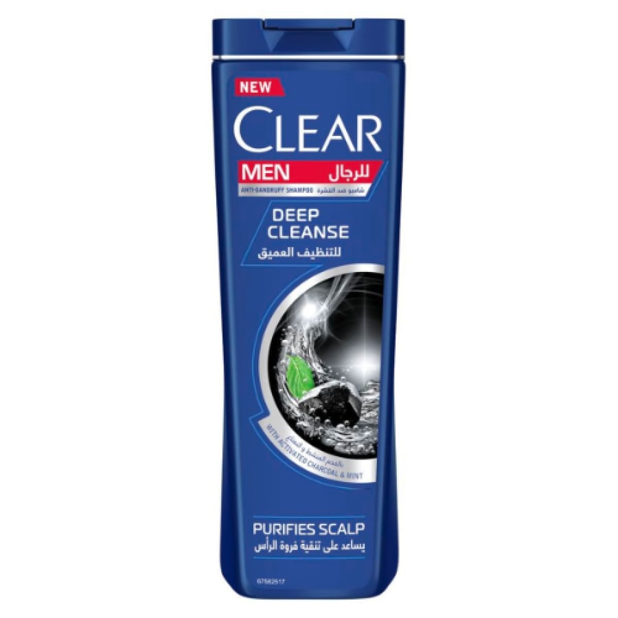 Clear Men's Anti-Dandruff Shampoo Deep Cleanse, 400ml