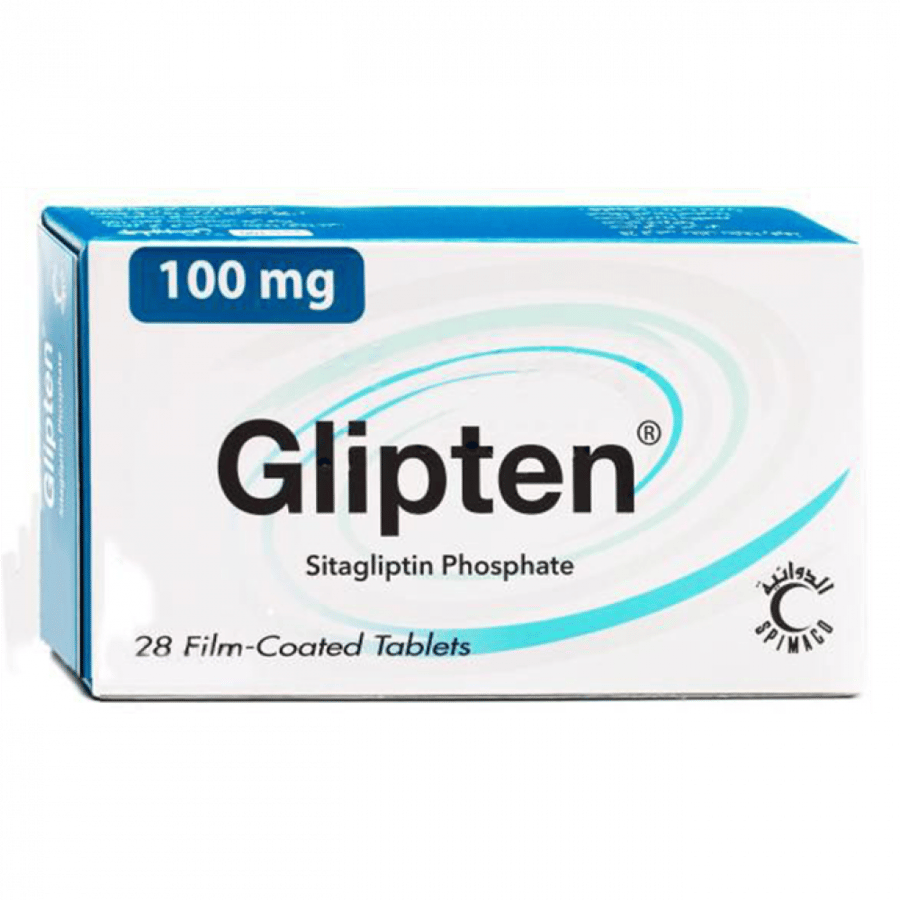 Glipten 100 mg Tablet 28 Piece