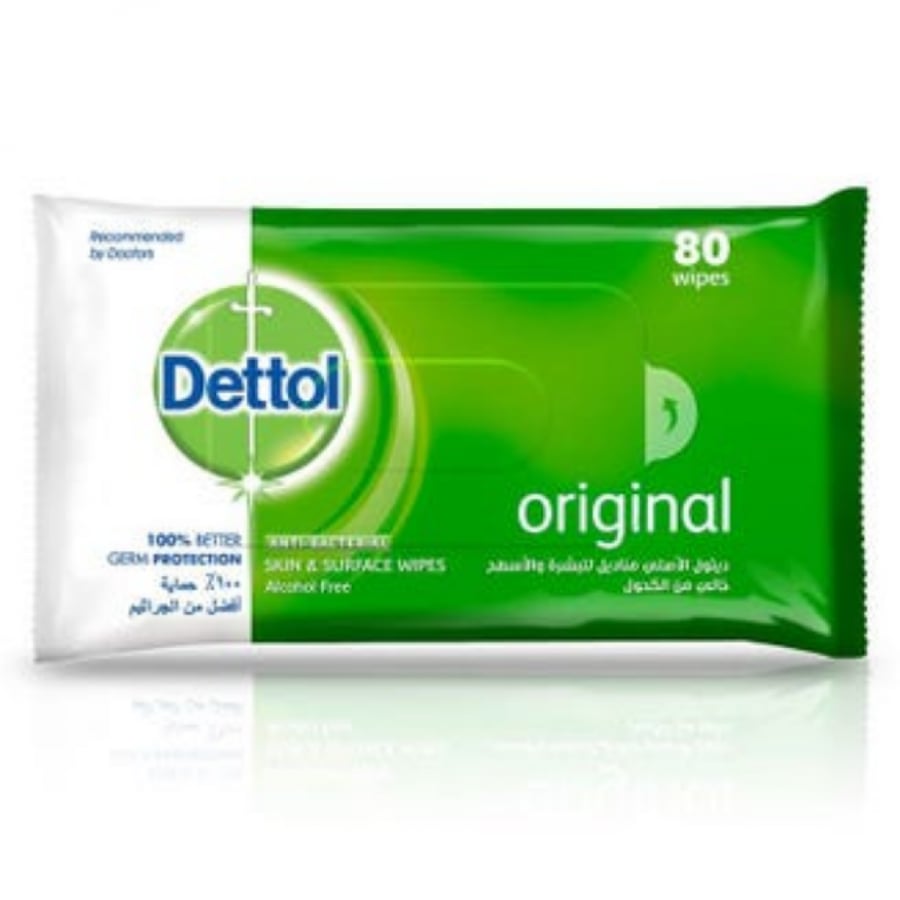 Dettol Antiseptic Wet Wipes 80 pcs