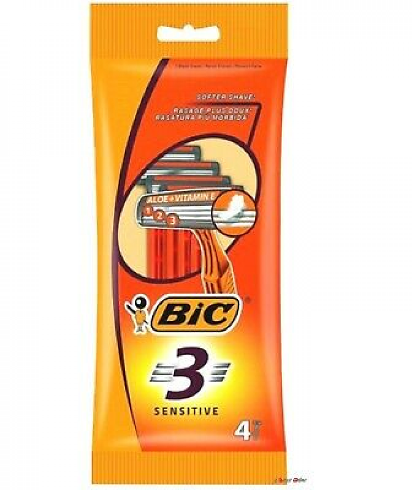 Bic 3 Sensitive 4 Pcs