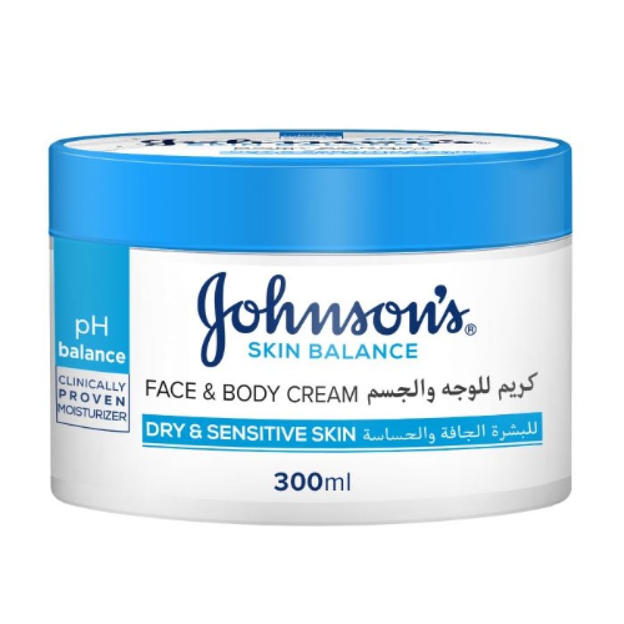 Johnson Skin Balance Face & Body Cream 300 Ml