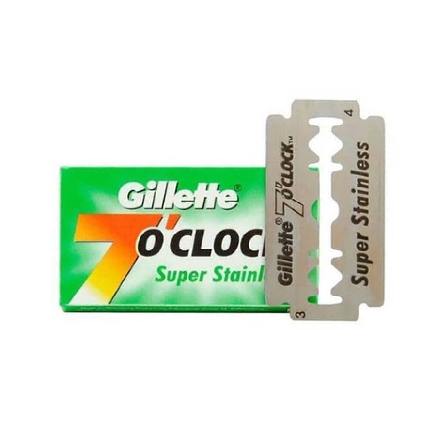 Gillette 7clockstainless 5blades NEW