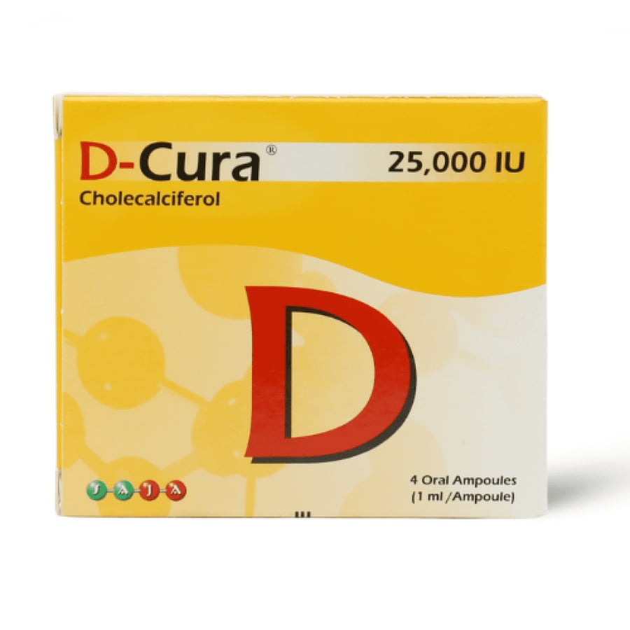 D-Cura 25000 IU Oral 4 Amp