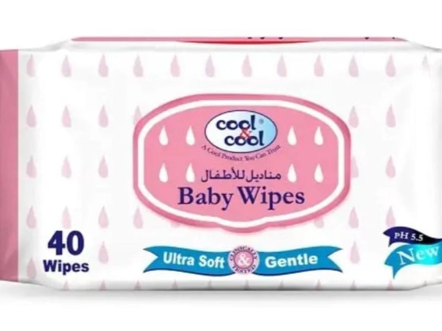 Cool&Cool Baby Wipes 40 pcs