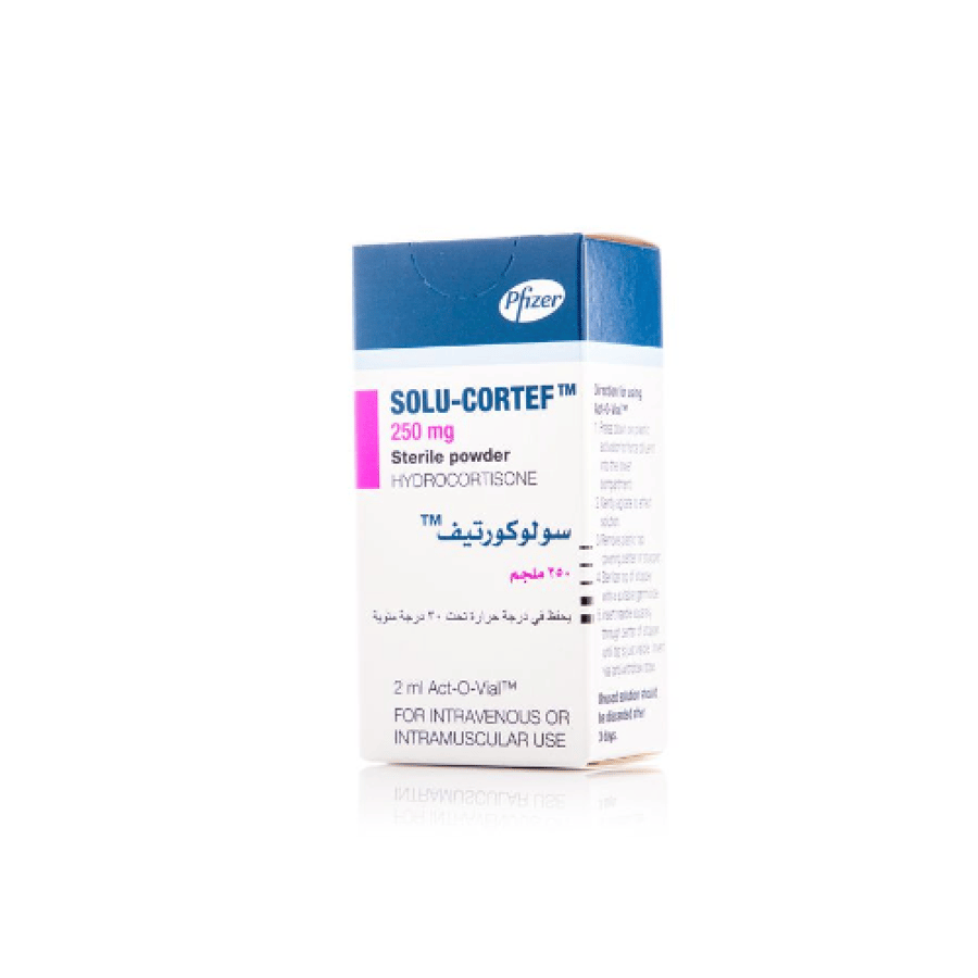 سوليوكورتيف 250 ملجم /2 مل - 1 فيال