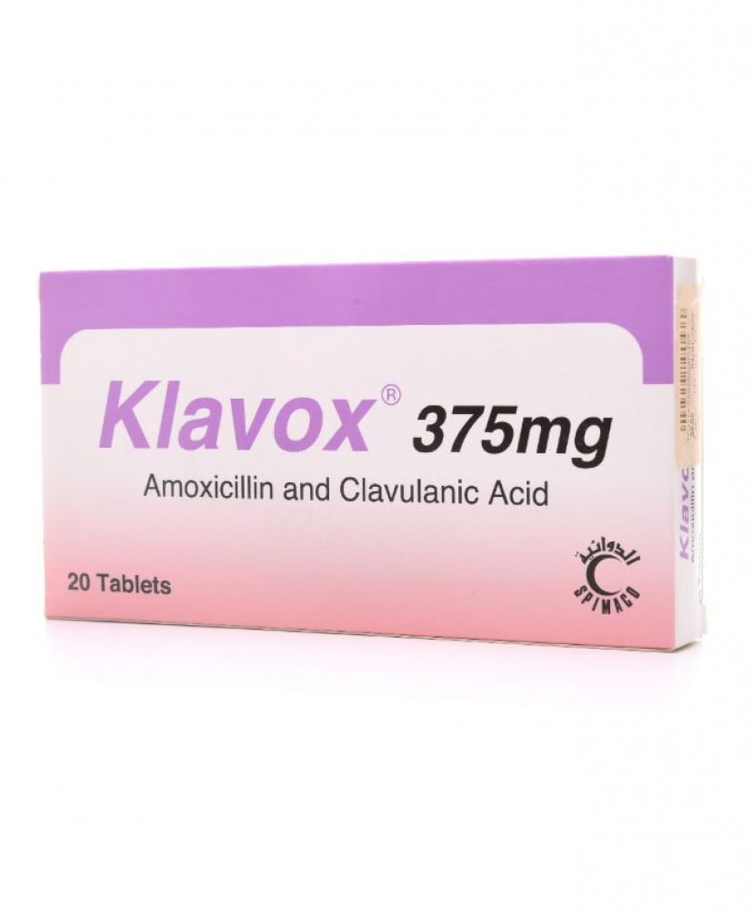 klavox 375 mg tablet 20pcs