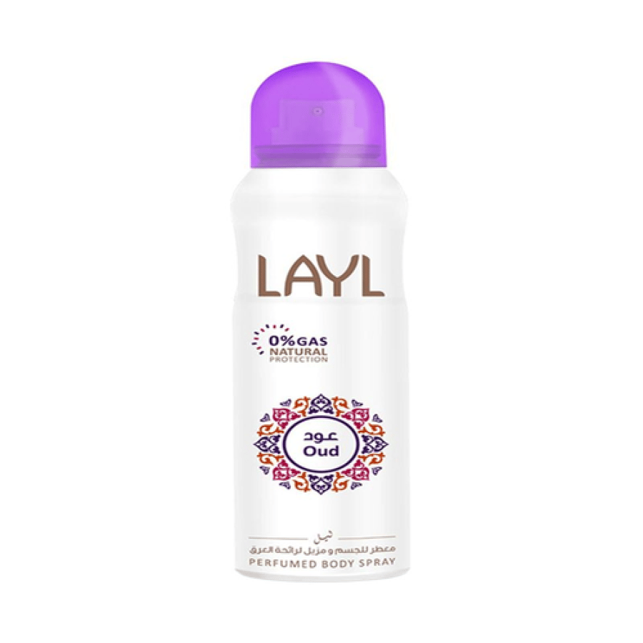 LAYLبخاخ الجسم بالعود 150مل