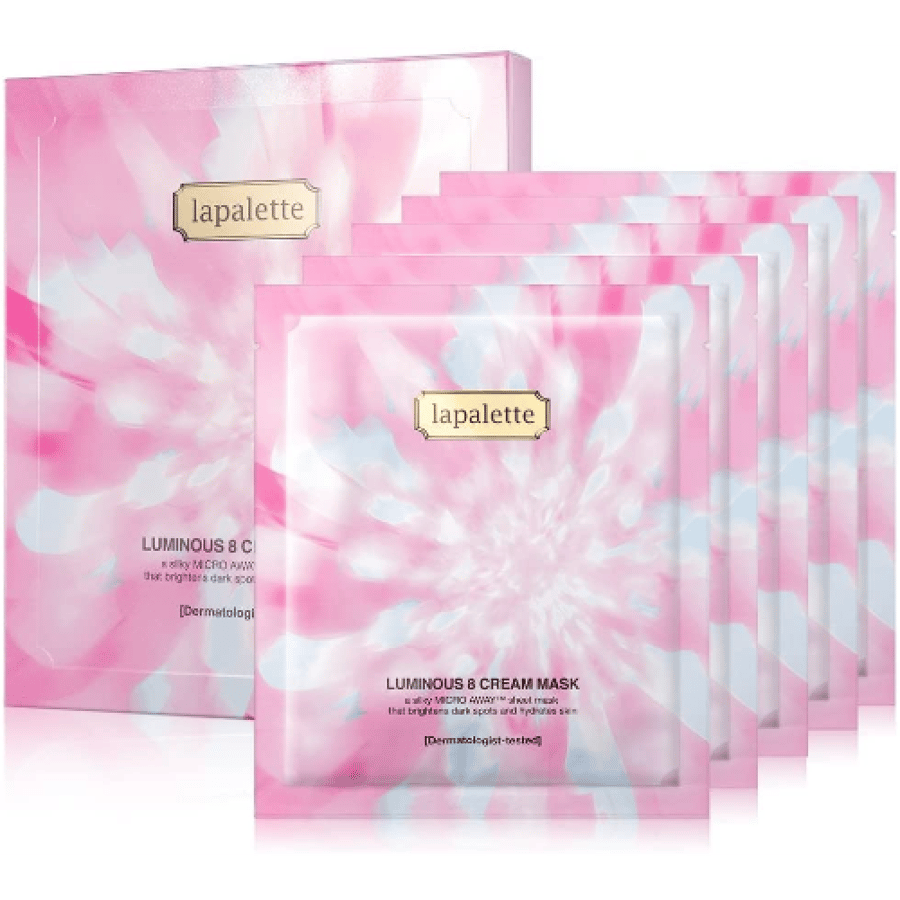 Lapalette Beauty Luminous & Cream Mask Whitening Care 5 shee