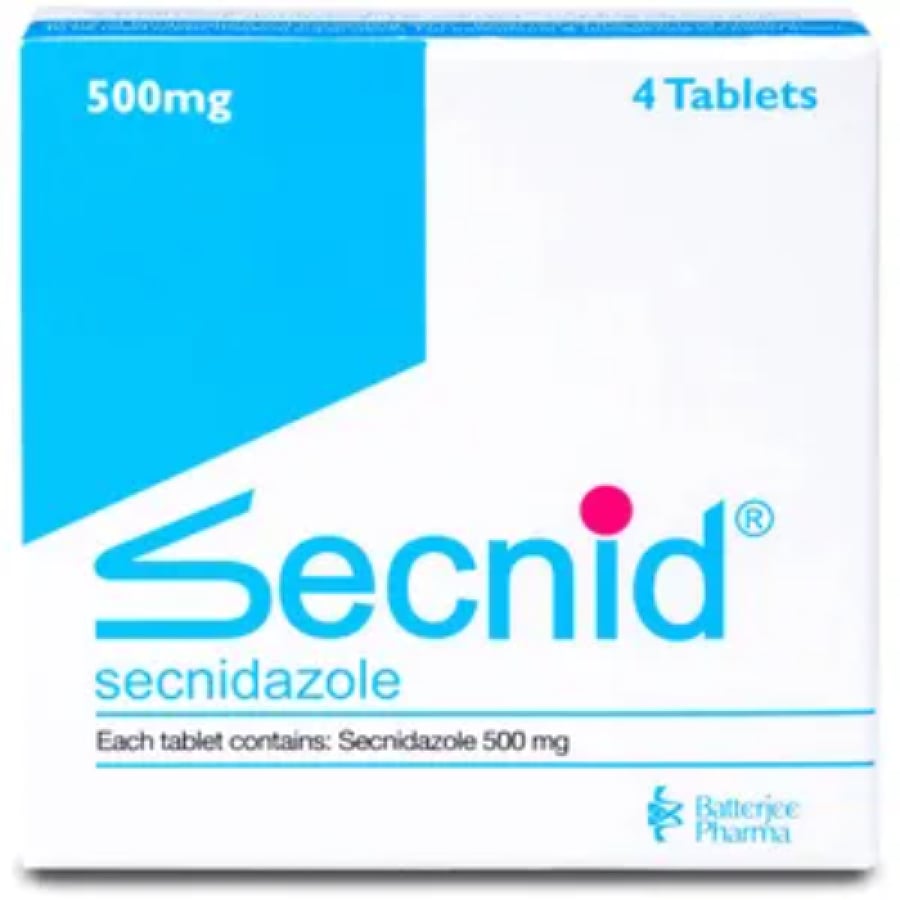 Secnid 500 mg 4 Tabs