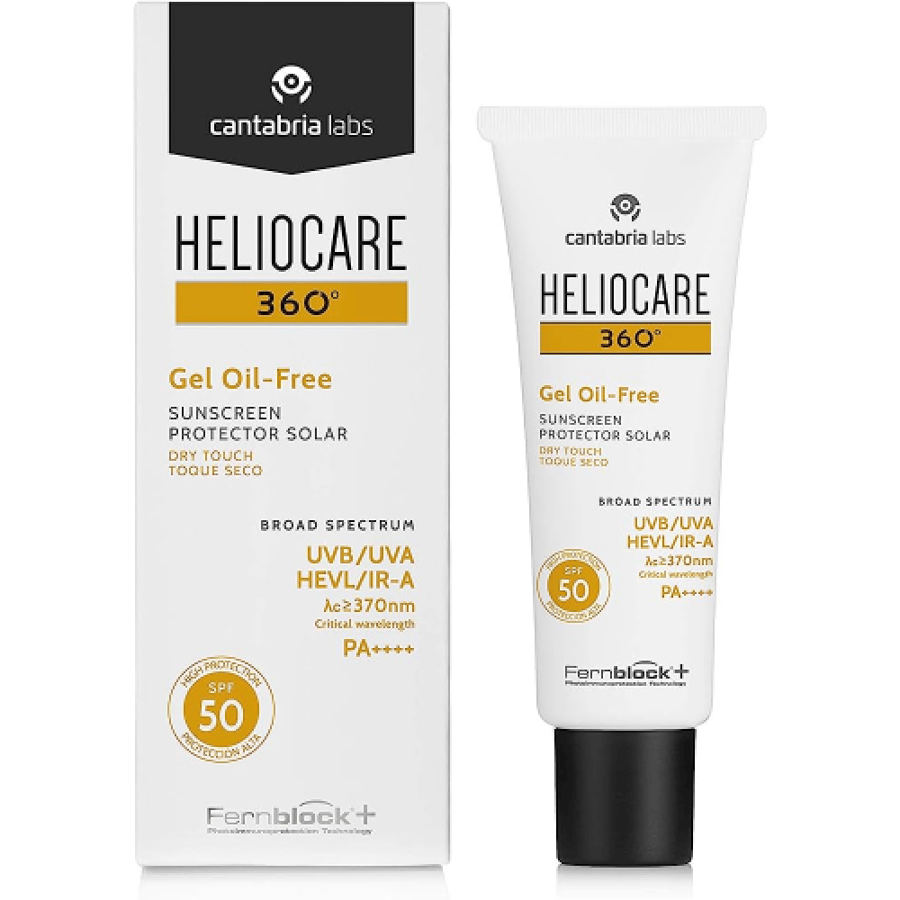 هيليوكير 360 درجة جل خالي من الزيت SPF 50 UVA ، واقي من الشمس UVB - 50 مل