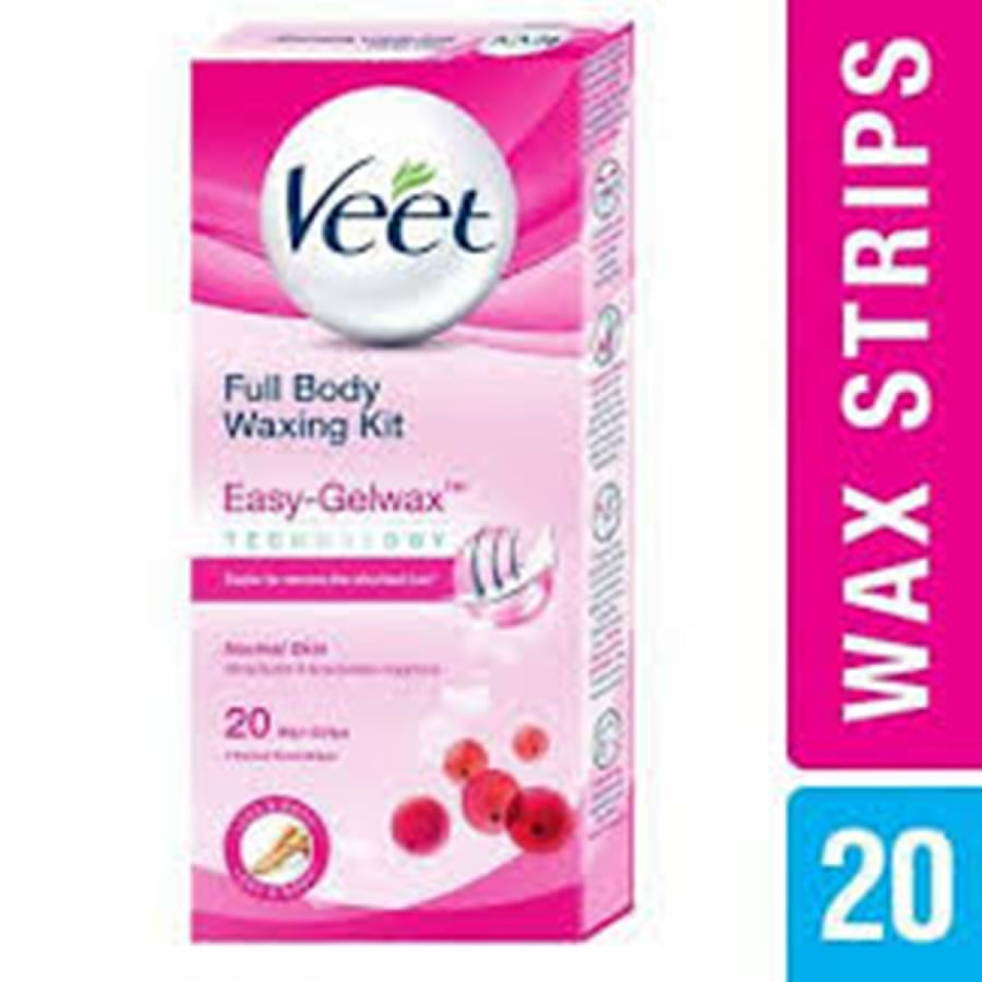 Veet Normal Skin Ready To Use Strips 20W