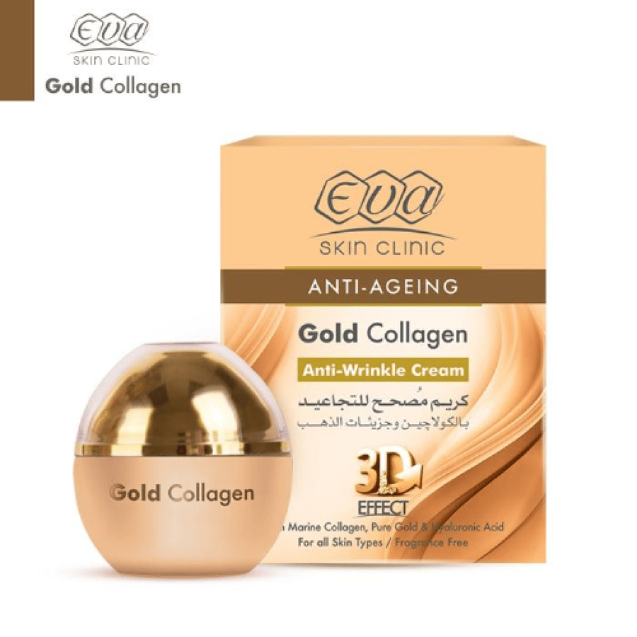 Eva Skin Clinic Anti-Wrinkle Day Cream - Gold Collagen, 50ml