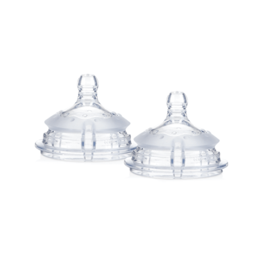 Nuby Medium Flow Replacement Nipple - 2 pack