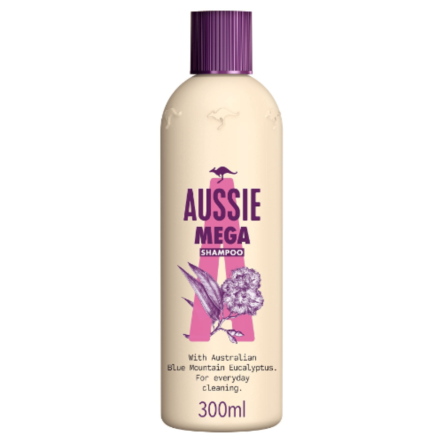 Aussie Mega Shampoo For That Mega Clean Feeling Every Day, 300ml
