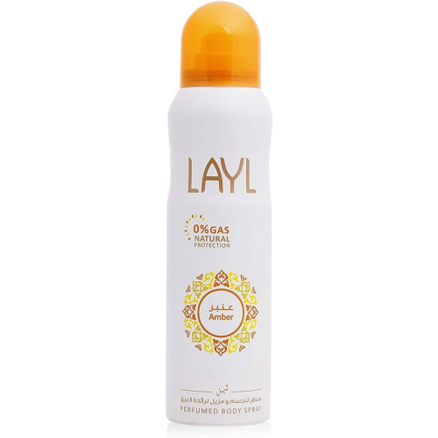 ليل معطر جسم برائحة العنبر