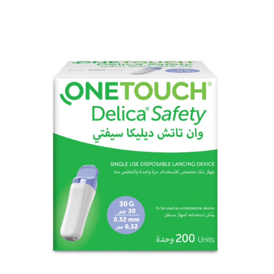 وان تاتش ابر وخز مخصص للاستخدام الواحد 200 حبة