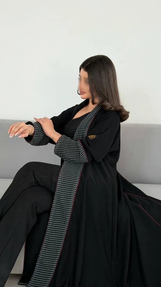 عباية بولكا منقطة 02