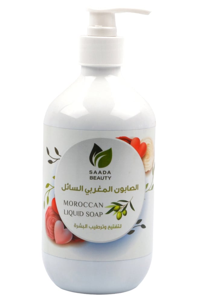 الصابون المغربي السائل زيتون سعادة بيوتي 500 مل